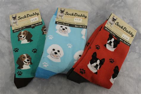 Sock daddy dog socks - Sock Daddy Cocker Spaniel Dog Breed Socks Unisex by E&S Pets. 4.7 out of 5 stars 106. $11.99 $ 11. 99. FREE delivery Mon, ... Womens Cat Dog Socks Cute Animal Cotton Ankle Sock Funny Colorful Novelty Sox Women Gift 5 Pairs. 4.7 out of 5 stars 1,006. $13.98 $ 13. 98 ($2.80 $2.80 /Count)